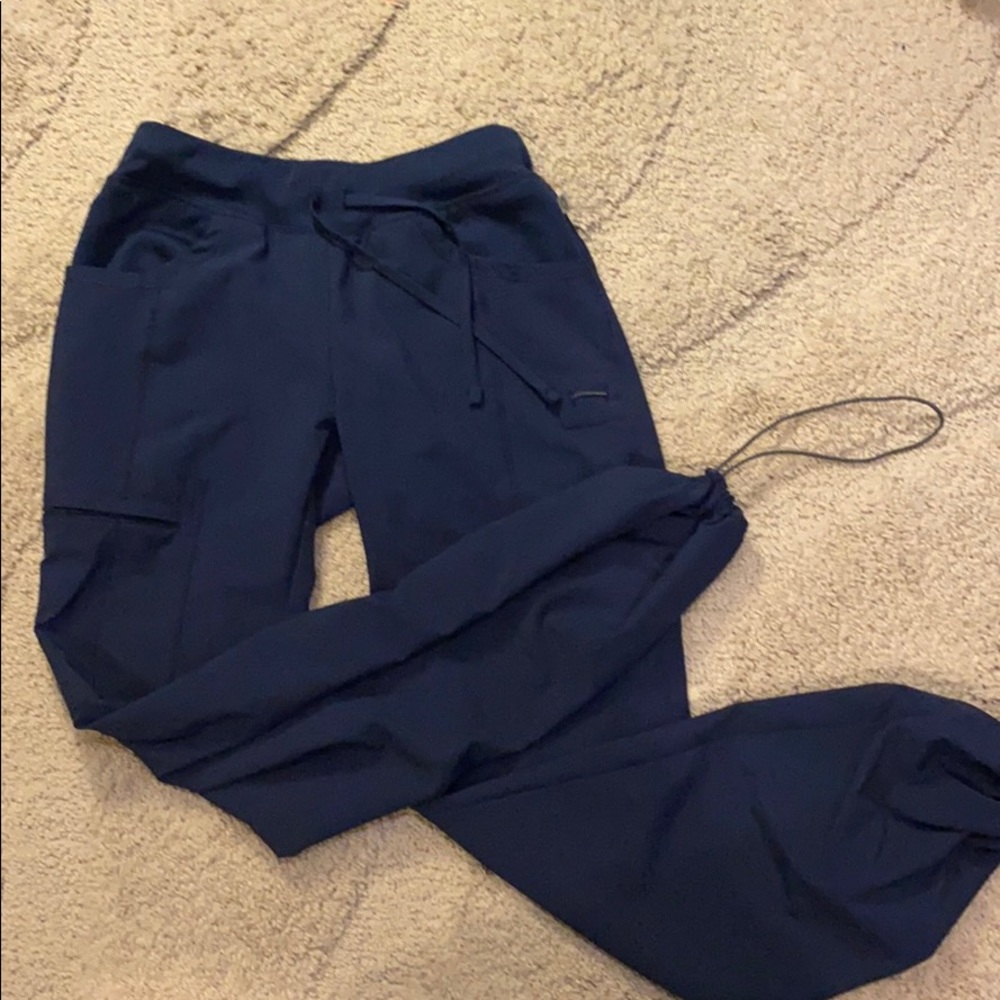 Xs Cherokee infinity navy scrub pant joggers